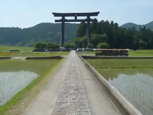 大斎原（熊野本宮大社旧社地）の鳥居