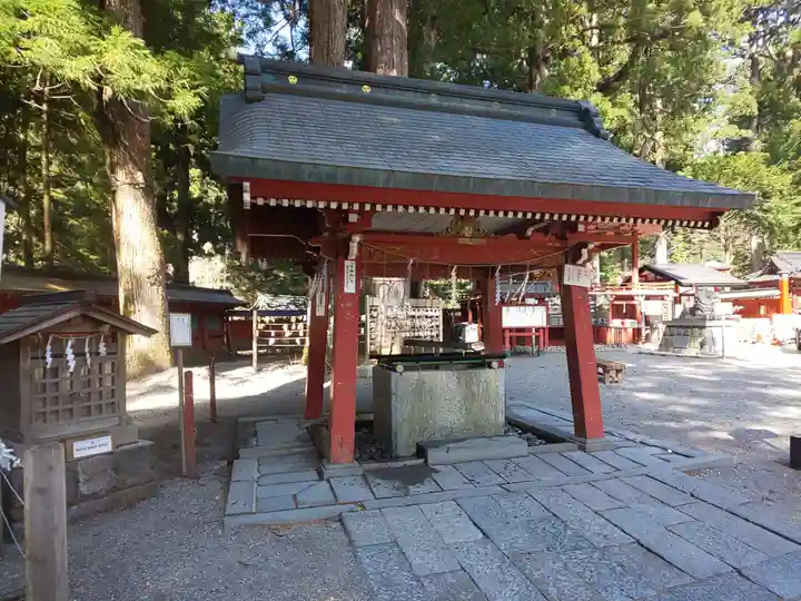 日光二荒山神社の手水舎