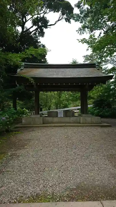 茨城縣護國神社の手水舎