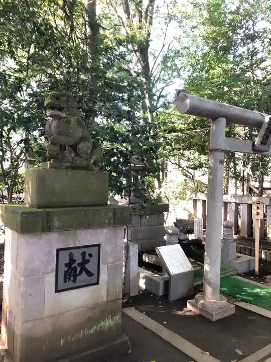 小平神明宮の狛犬