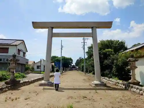 南山神明社の鳥居