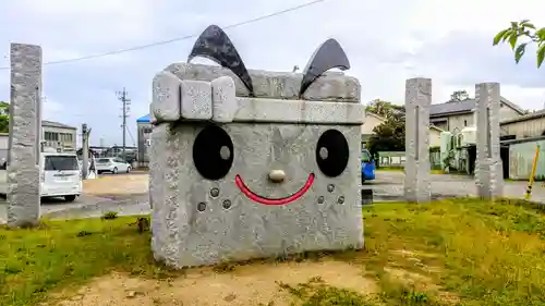 石工団地神社の像