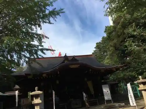 渋谷氷川神社の本殿・本堂