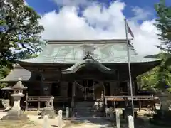 與止日女神社の本殿