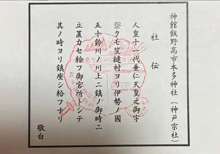 神館飯野高市本多神社(三重県)