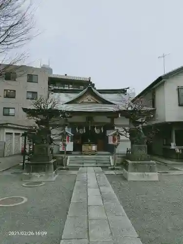 穏田神社の本殿・本堂