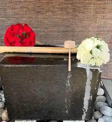 上尾御嶽神社の手水舎