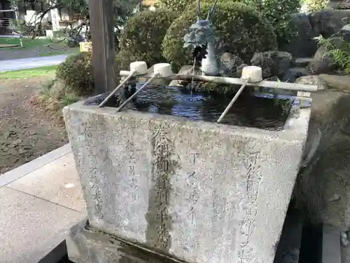 大生郷天満宮の手水舎