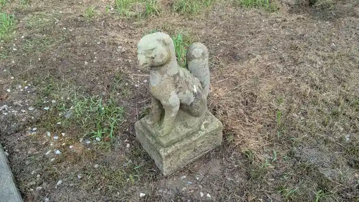 天塩厳島神社の狛犬