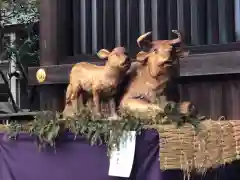 若宮八幡社の狛犬