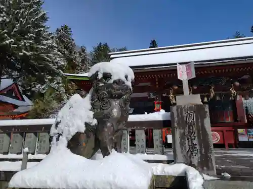 遠野郷八幡宮の狛犬