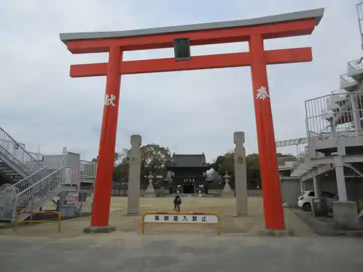 松原八幡神社の鳥居