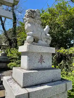立川熊野神社の狛犬