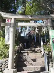 多摩川浅間神社の鳥居