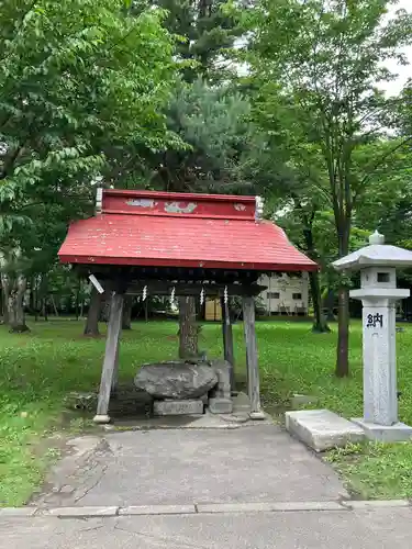 帯廣神社の手水