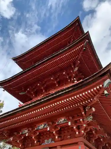 柏原八幡宮の塔