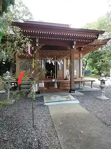 阿久津「田村神社」（郡山市阿久津町）旧社名：伊豆箱根三嶋三社の本殿・本堂