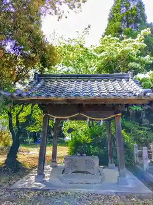 津嶋神社(萩原町西御堂)の手水舎