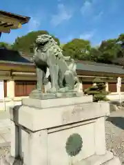 愛知縣護國神社の狛犬