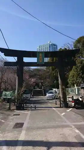 芝東照宮の鳥居
