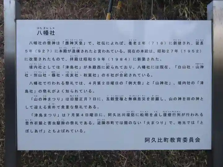 八幡社(白沢八幡神社)(愛知県)