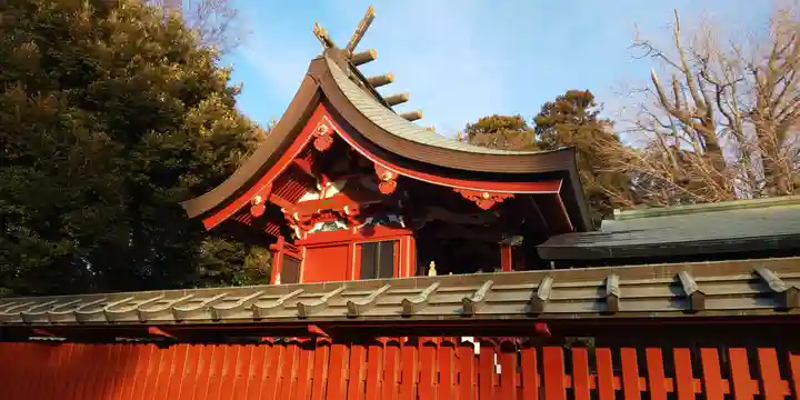 峯ヶ岡八幡神社の本殿・本堂