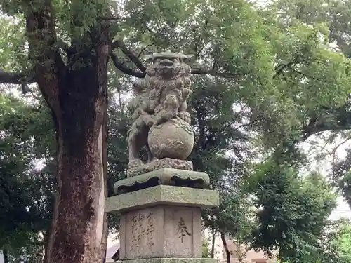 日招八幡大神社の狛犬