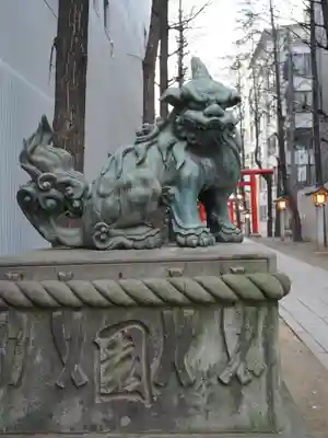 花園神社の狛犬