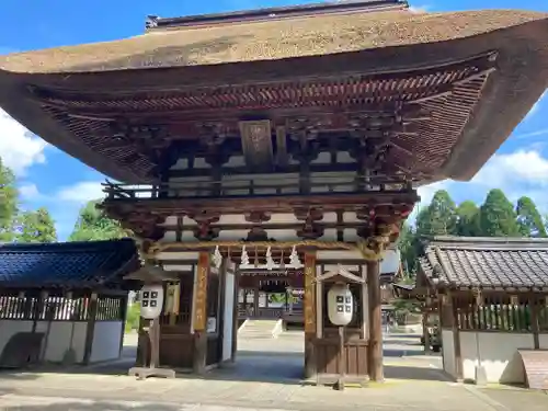 沙沙貴神社の山門・神門