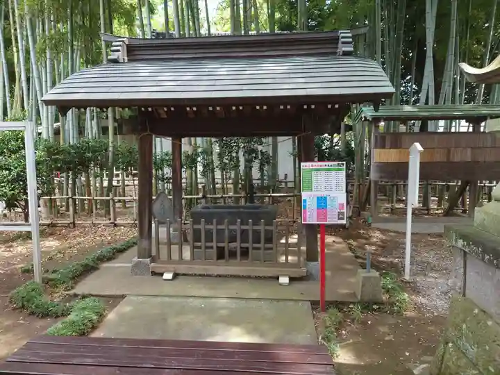 野々宮神社の手水舎