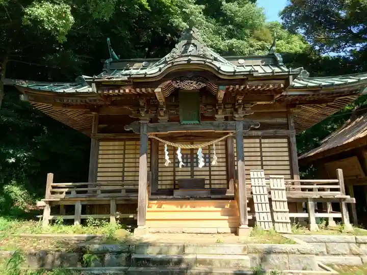 蚕影神社の本殿・本堂