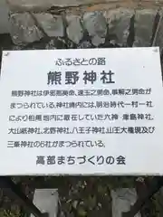 柏尾熊野神社の歴史