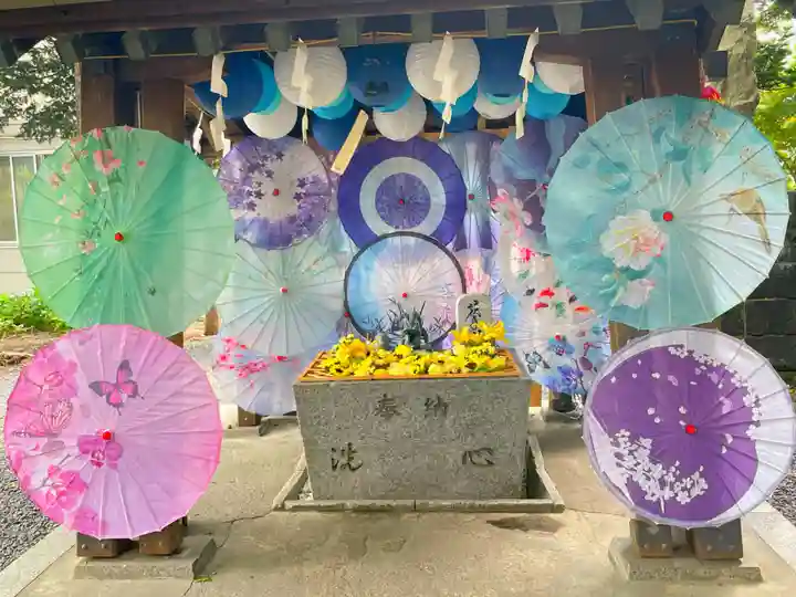 札幌諏訪神社の手水舎