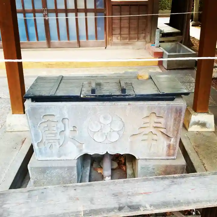 小金井神社の手水舎