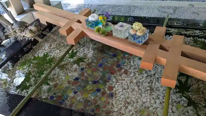 帯廣神社の手水舎