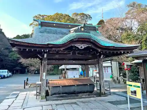 高良大社の手水舎