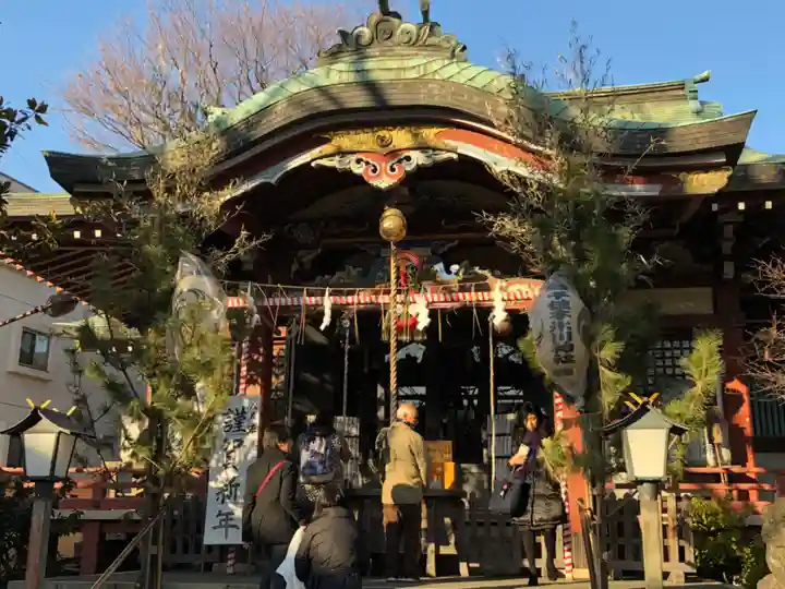 千住本氷川神社の本殿・本堂