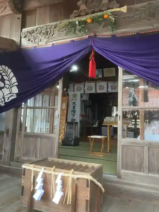 櫛代賀姫神社の本殿・本堂