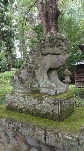 静神社の狛犬