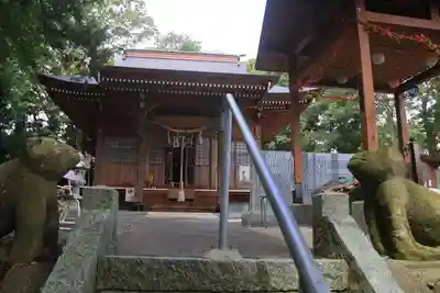 阿久津「田村神社」(郡山市阿久津町)旧社名:伊豆箱根三嶋三社の狛犬