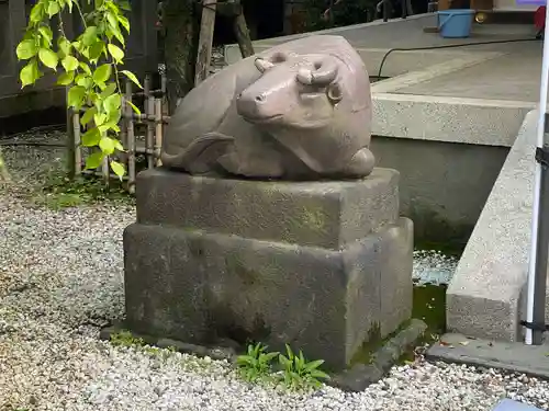 牛天神北野神社の狛犬