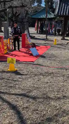 法華経寺のお祭り