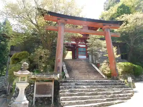 吉野水分神社の鳥居