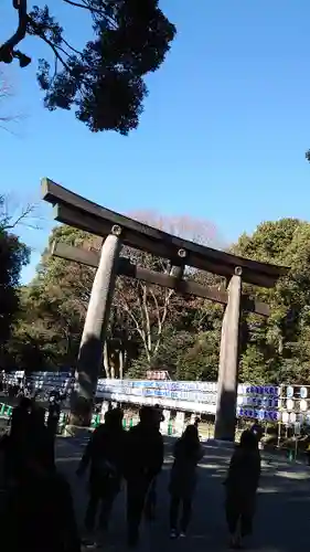 明治神宮の鳥居