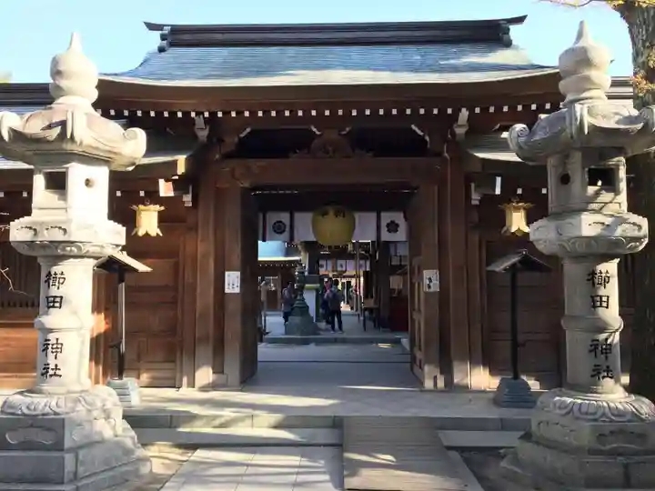 櫛田神社の山門・神門
