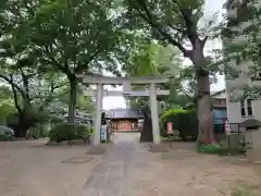 上戸田氷川神社の鳥居