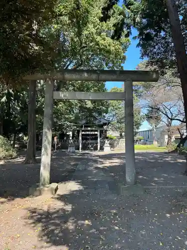 稲荷町稲荷神社の鳥居