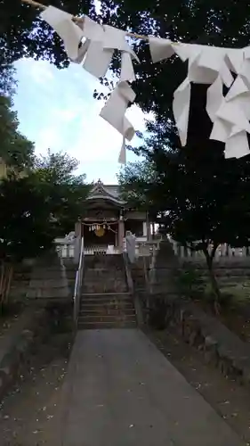 上川原日枝神社の鳥居