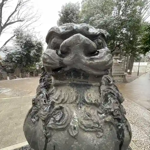 鳩森八幡神社の狛犬