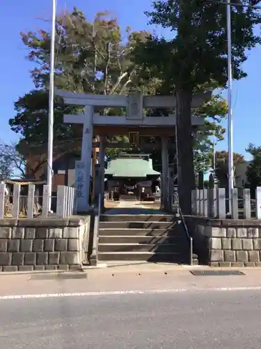 守谷総鎮守 八坂神社の鳥居